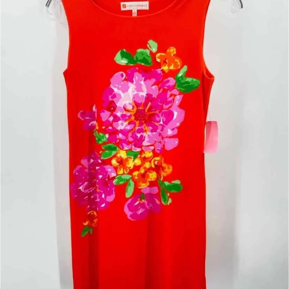 Jude Connally Red Floral Kids Dress